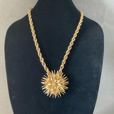 Monet Dahlia Necklace