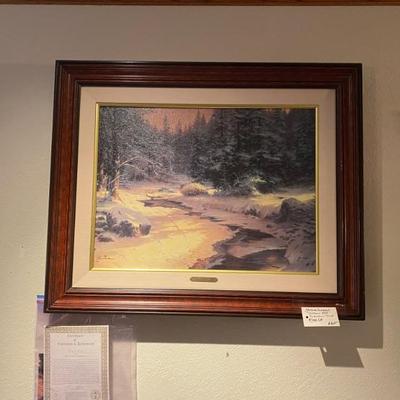 Thomas Kinkade publishers proof 9/500 LE