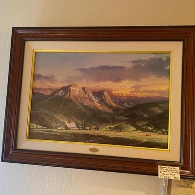 Thomas Kinkade 10th anniversary gallery proof