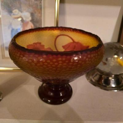 Galle cameo glass bowl