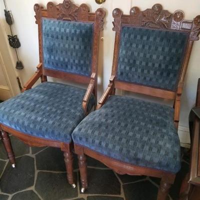 Victorian side chairs