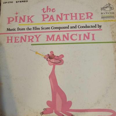 Vinyl records The Pink Panther