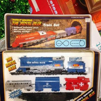 The Royal Blue train set