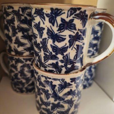 Butterfly mugs