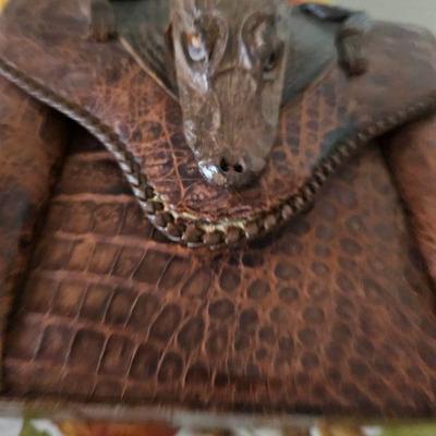 Alligator purse