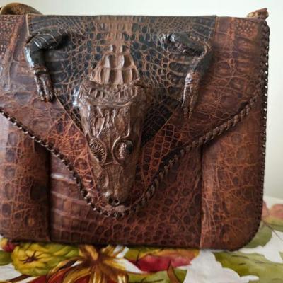 Alligator purse