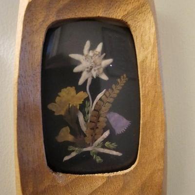 Sale Photo Thumbnail #74: Framed flower artwork