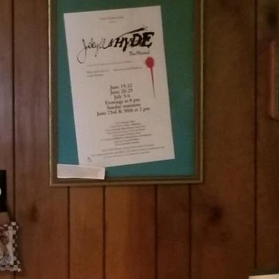 Framed Jekyll & Hyde poster