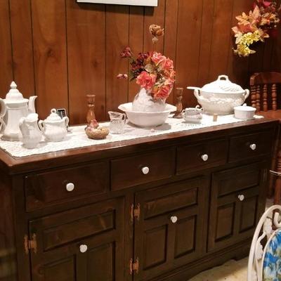 Buffet and china