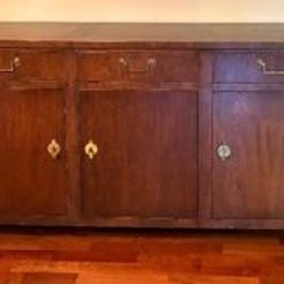 Beautiful Cabinet / Buffet Server / Credenza by Baker Furniture 

Measures 64 x 19 x 34 inches. 