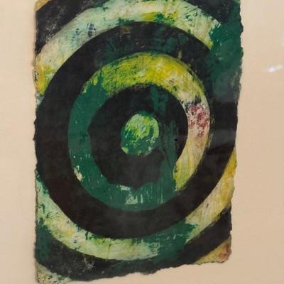 Framed Original Oil on Paper by Harold Hollingsworth