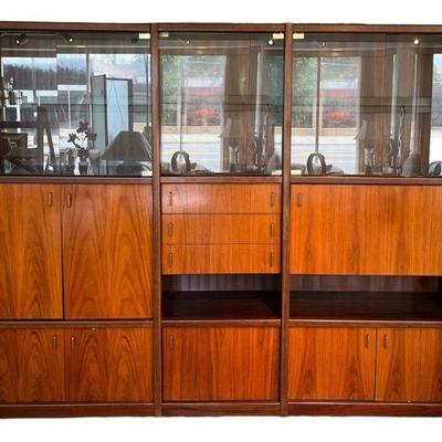 Deadstock Mid Century Rosewood Wall Unit