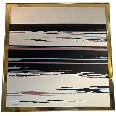 Post Modern Acrylic on Canvas, Signed DANA