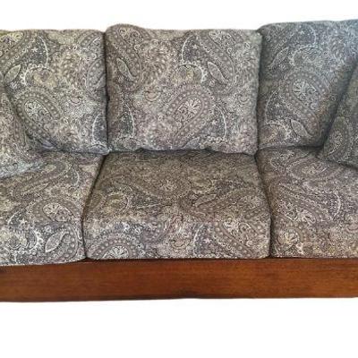 ission Style Paisley Three Seat Sofa