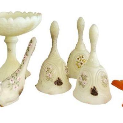 Collection FENTON Compote, Birds, Bells
