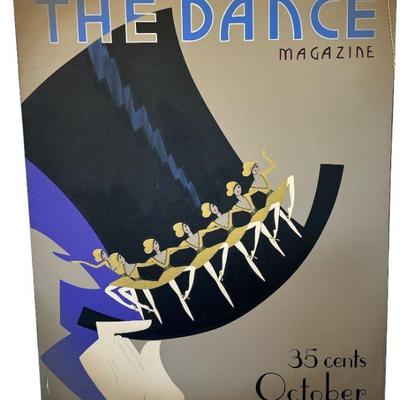 Wall Size Art Deco "The Dance Magazine" Giclee