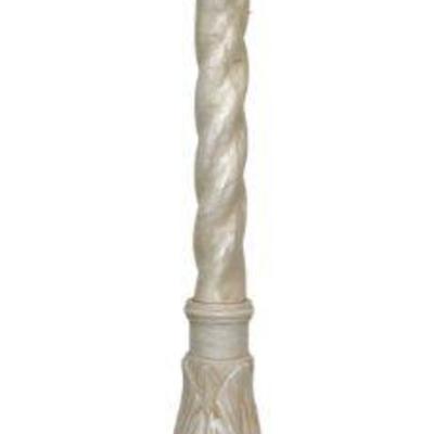 French Faux Marble Floor Lamp