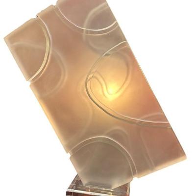 Post Modern VAN TEAL Acrylic Sculpture