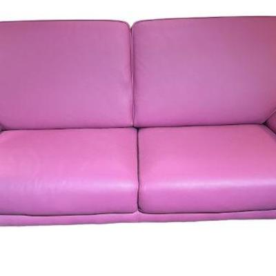Post Modern Oversized Leather Sofa