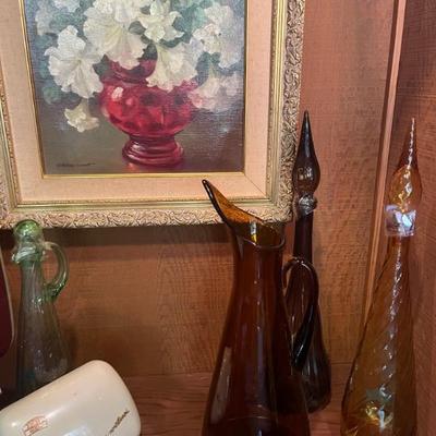 GLASS "JEANNIE" BOTTLES
