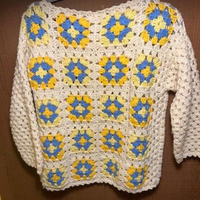HAND MADE SWEATER 70"S 
