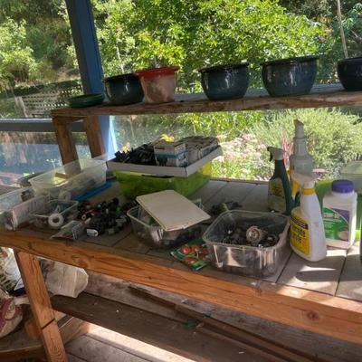 INSIDE POTTING SHED
