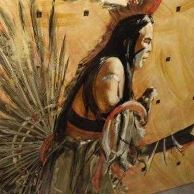 BEN YAHOLA PAINTING