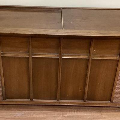 Mid Century Modern Record Player Cabinet