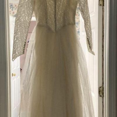 1940s Wedding Dress 