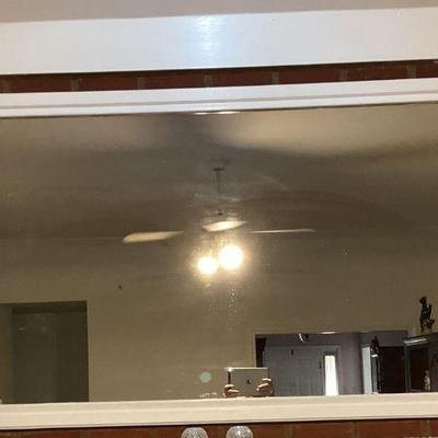 White Framed Mirror