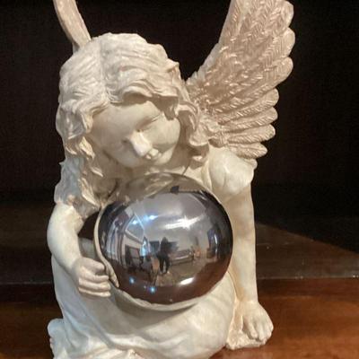 Resin Angel with Ball