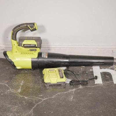 Ryobi Cordless Jet Fan Leaf Blower #RY40402