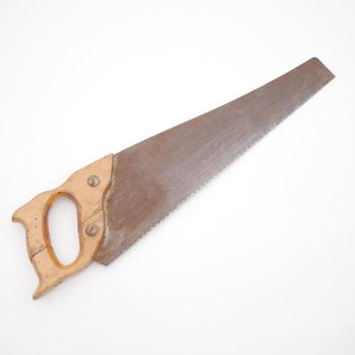 Crosscut Saw with Wooden Handle