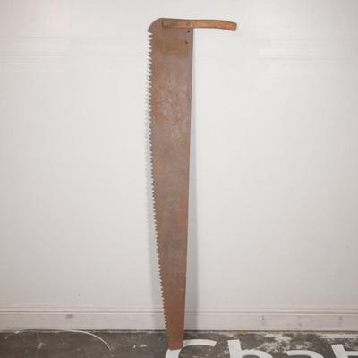 4.5ft Crosscut Saw w/ Wooden Handle