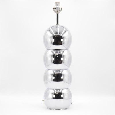 MCM George Kovacs Chrome Stacked Orb Table Lamp