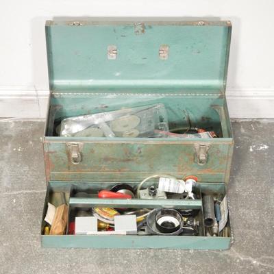 Wards Master Quality Green Toolbox with Assorted Tools