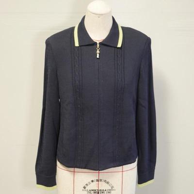 St. John Sport Navy Blue Pantsuit Women's Size M/10
