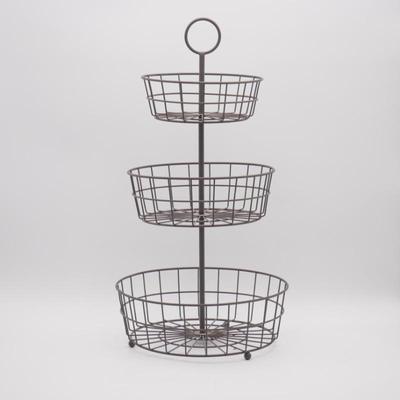 BirdRock Home Metal 3-Tier Wire Fruit Basket
