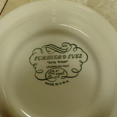 Currier & Ives china