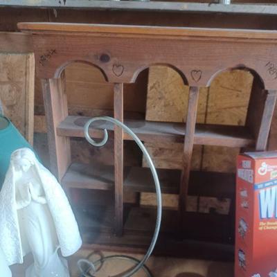 Wood shelf