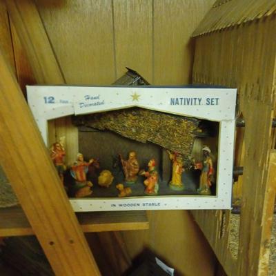 Nativity set