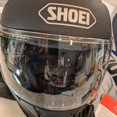 one of three helmets like new
