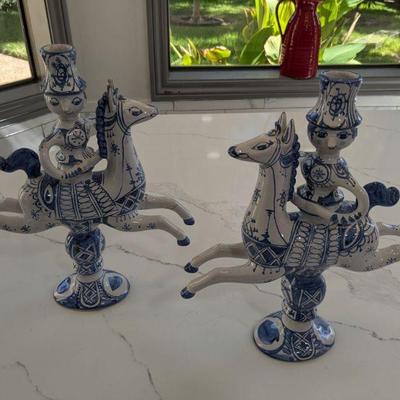 Original Danmark set of numbered candlesticks

