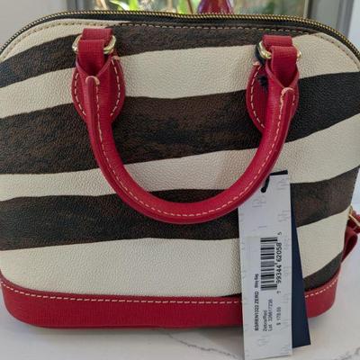 NEW Dooney and Bourke striped purse with tags
