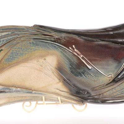 Steven Hill studio art pottery charger