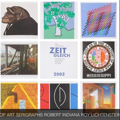 Roy Lichtenstein, Robert Indiana, Richard Estes