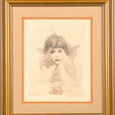 F.M. Spiegle cupid etching