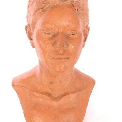 S.E. Maloney terra cotta bust