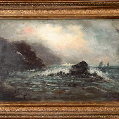 Clary Antique Seascape painting