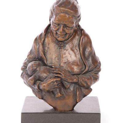 S.E. Malone bronze sculpture